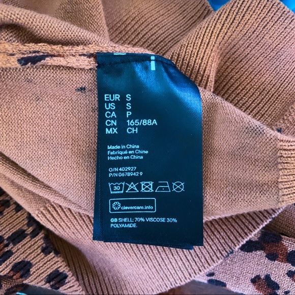 SOLD | H&M | Cheetah Print Top - Picture 5 of 5